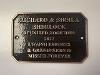 bronze kerb plaque 7 lines